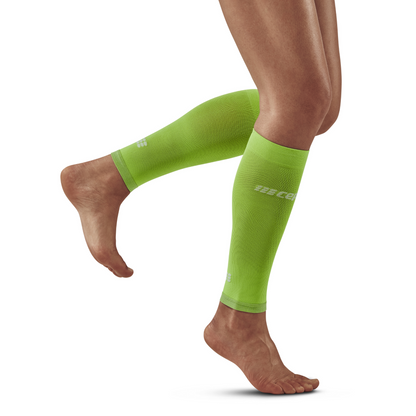 Ultralight Compression Calf Sleeves, Women, Flash Green