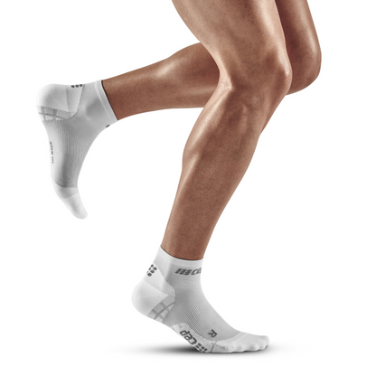 Ultralight Low Cut Compression Socks, Men, Carbon/White
