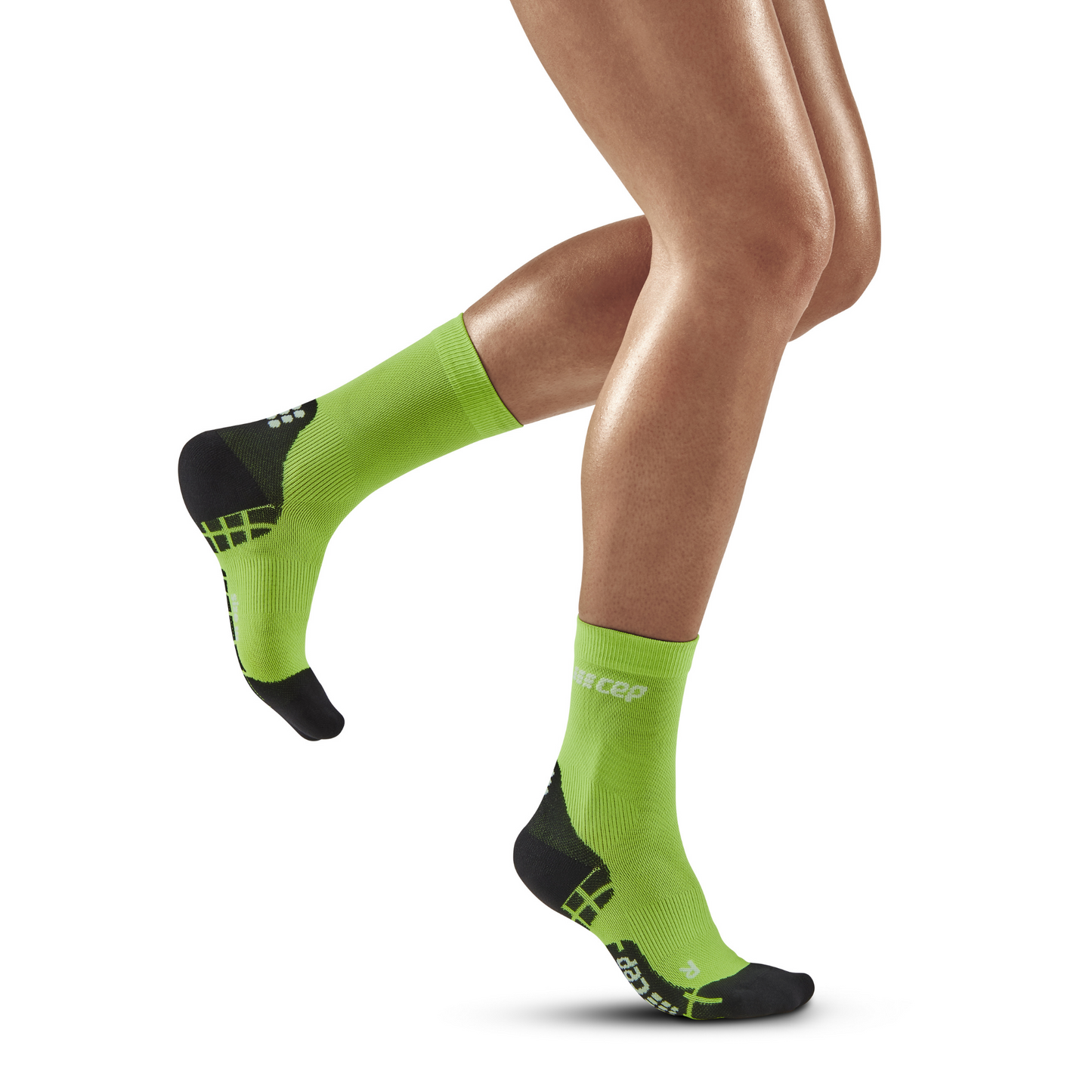 Ultralight Short Compression Socks, Women, Flash Green