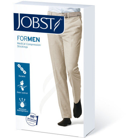 JOBST® forMen Knee High 20-30 mmHg, Open Toe – Compression Stockings