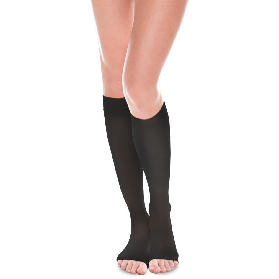 Therafirm® Sheer Ease Women's Knee High 20-30 mmHg, Open Toe [OVERSTOCK]