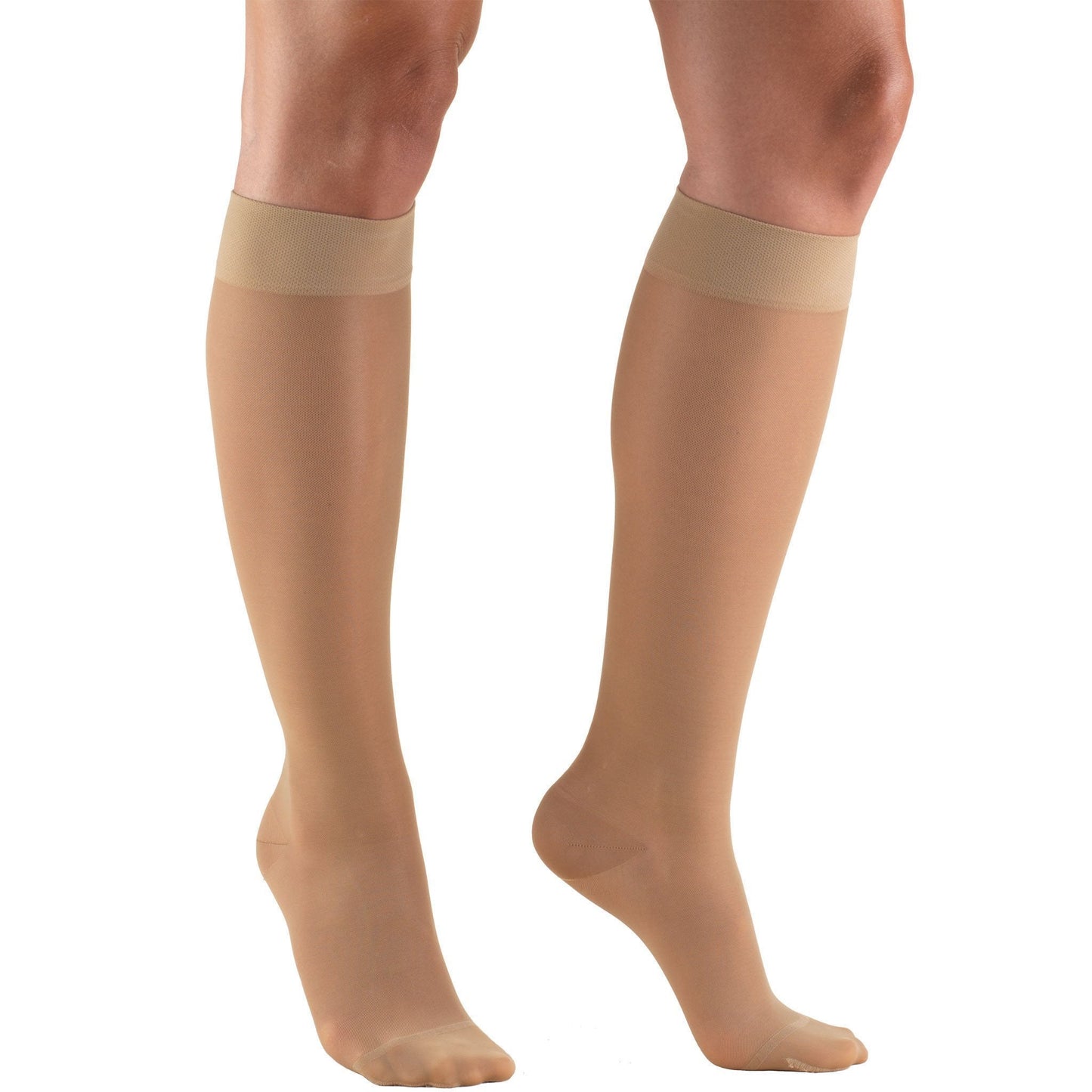 Truform Lites Women's 15-20 mmHg Knee High, Light Beige